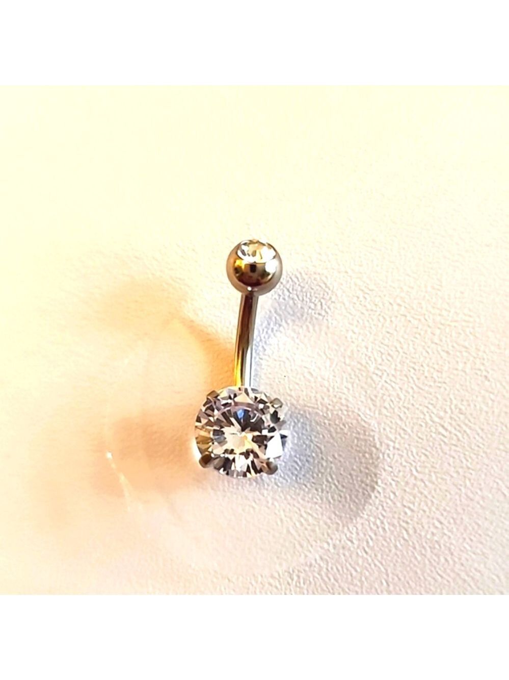 Belly BUTTON RING  Surgical STEEL 14G